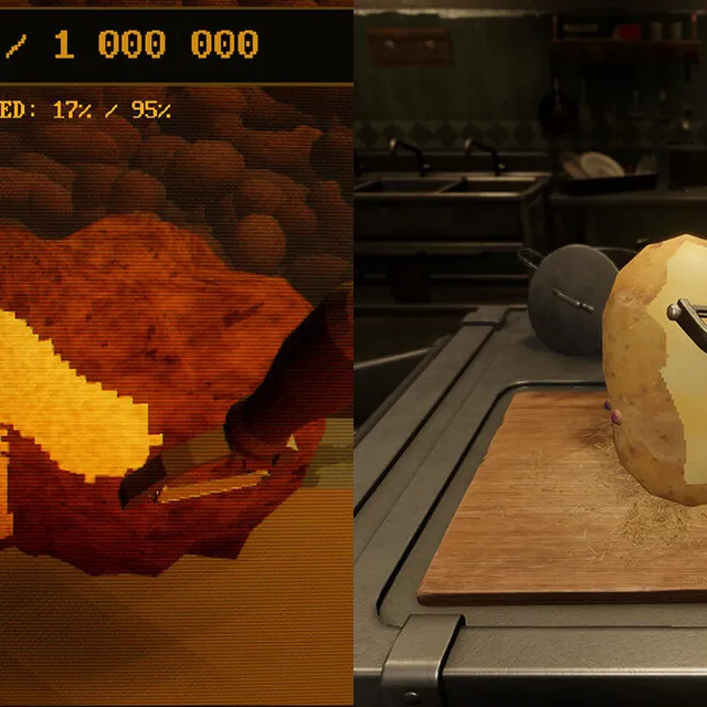 The creators of the game Potato Please, which involves peeling potatoes, have been accused of plagiarism—allegedly, it might have been copied using AI
